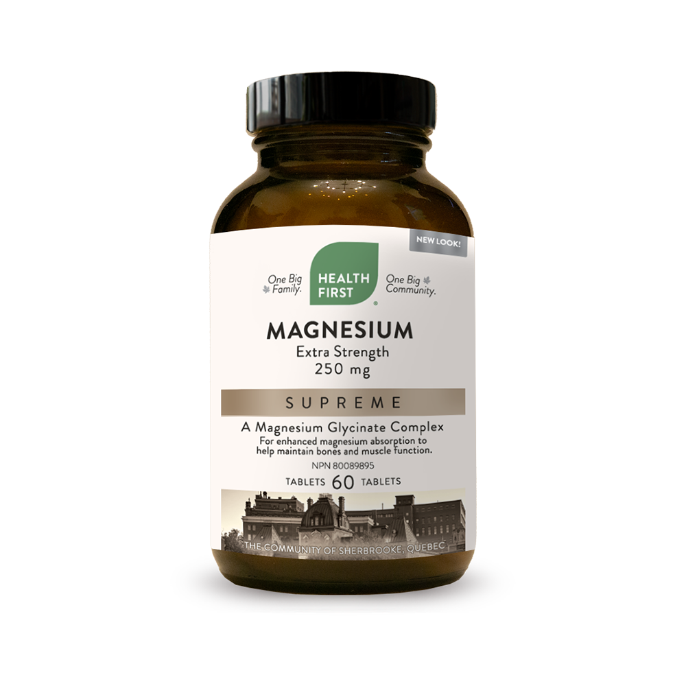 Magnesium Extra Strength Supreme 250 mg 60 tabs (Health First)