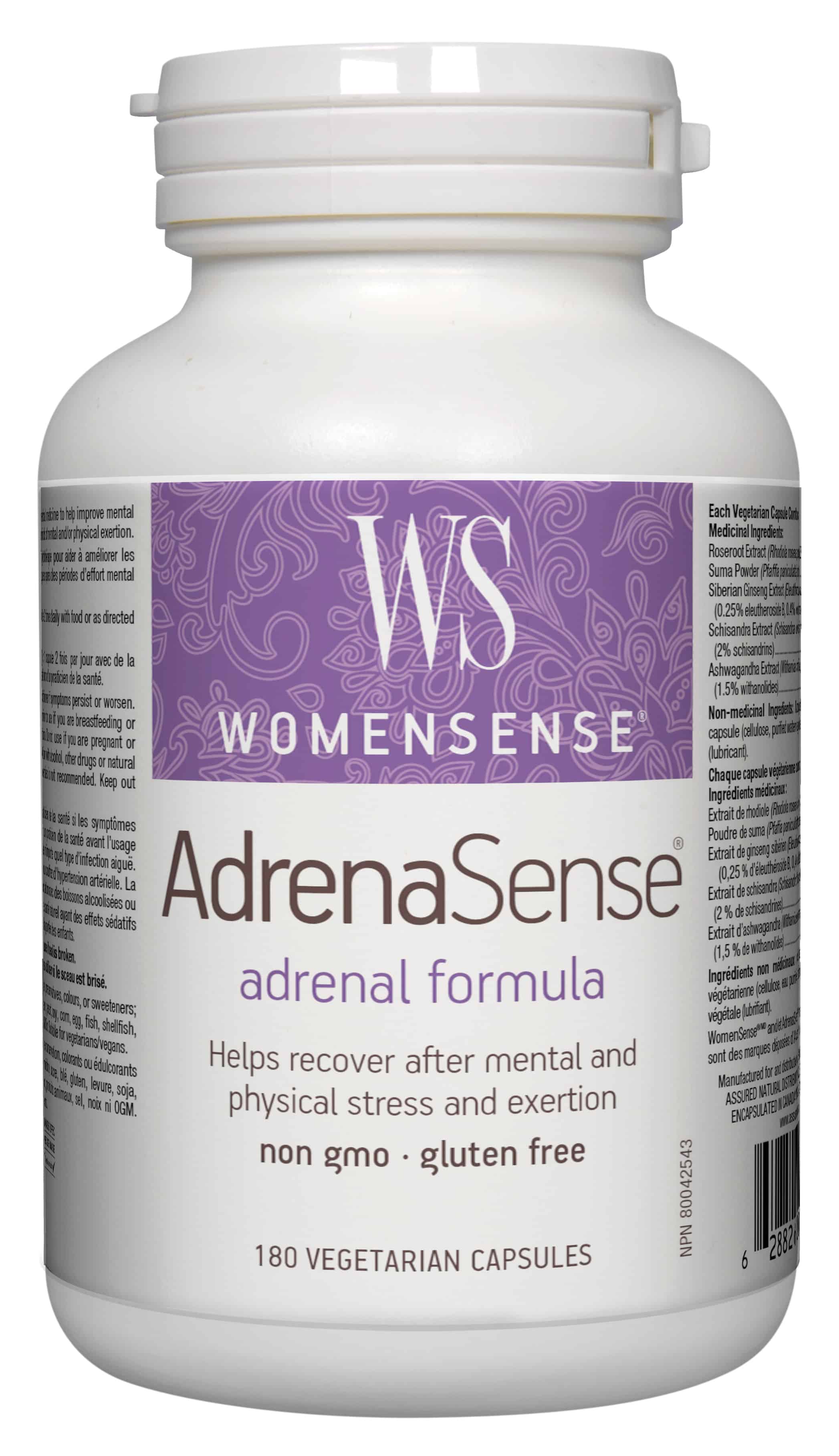 AdrenaSense, 180 vegcaps (WomenSense)