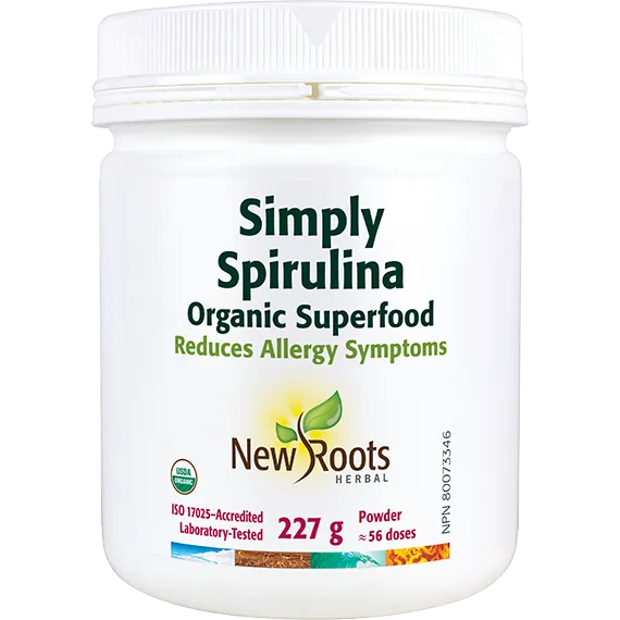 Simply Spirulina organic, 227g (New Roots)