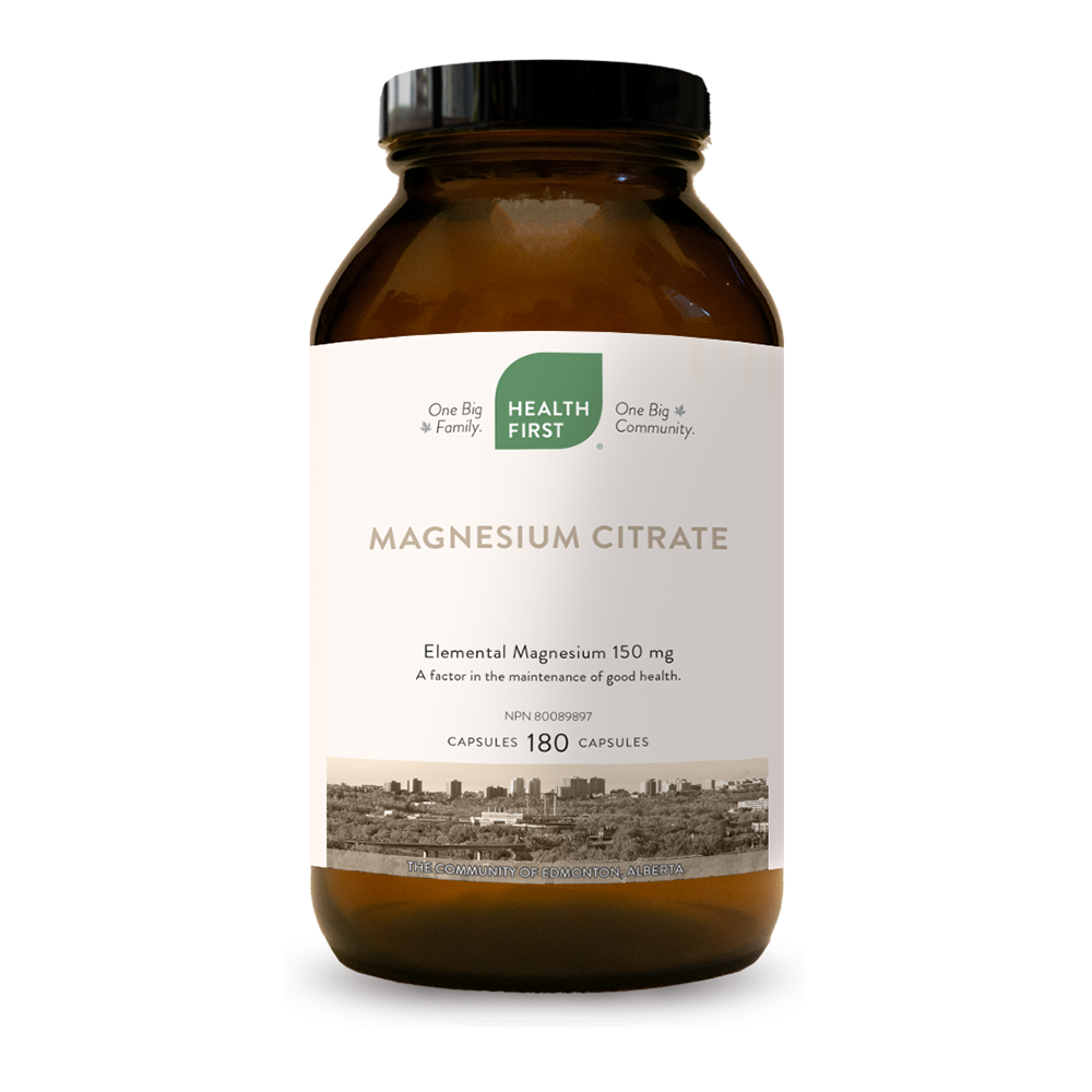Magnesium Citrate 150 mg 180 caps (Health First)