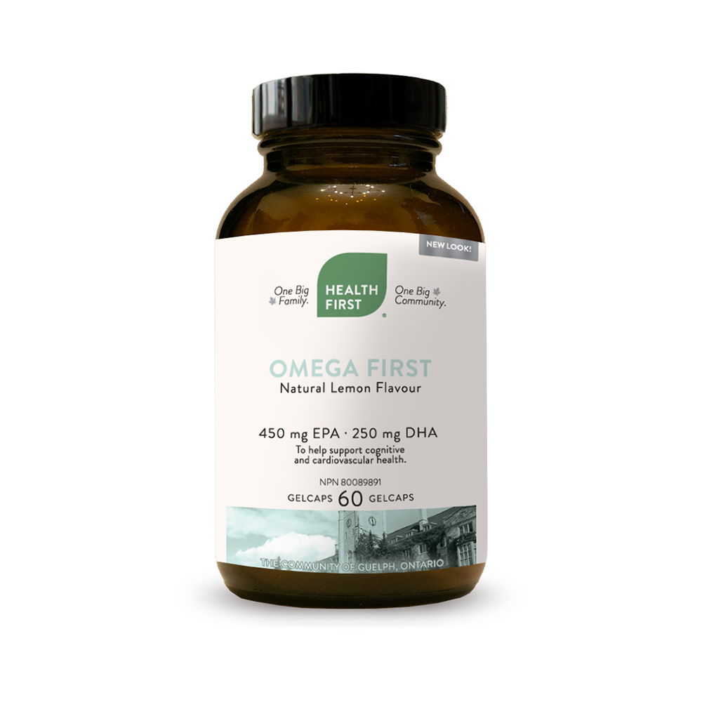 Omega First 450 mg EPA 250 mg DHA 60 gelcaps (Health First)