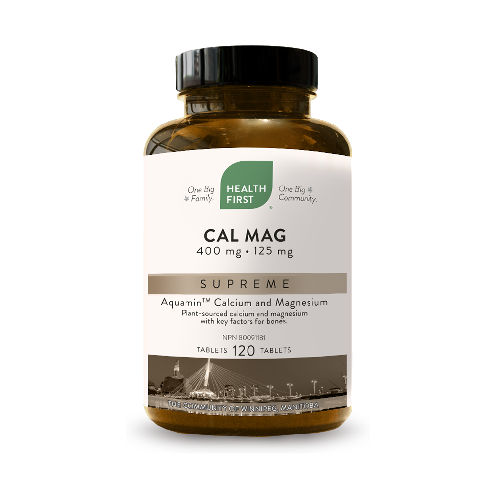 Cal-Mag Supreme 400 mg 120 tablets (Health First)