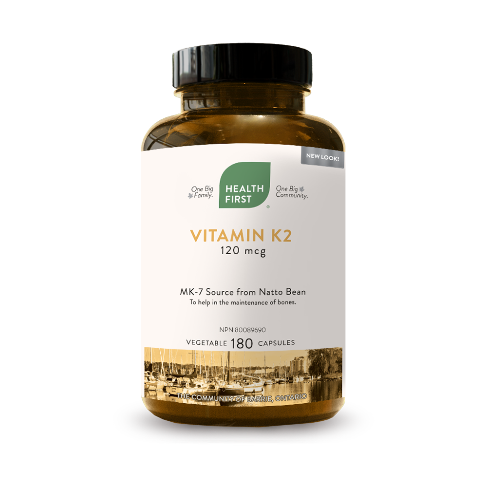 Vitamin K2 180 veg capsules (Health First)
