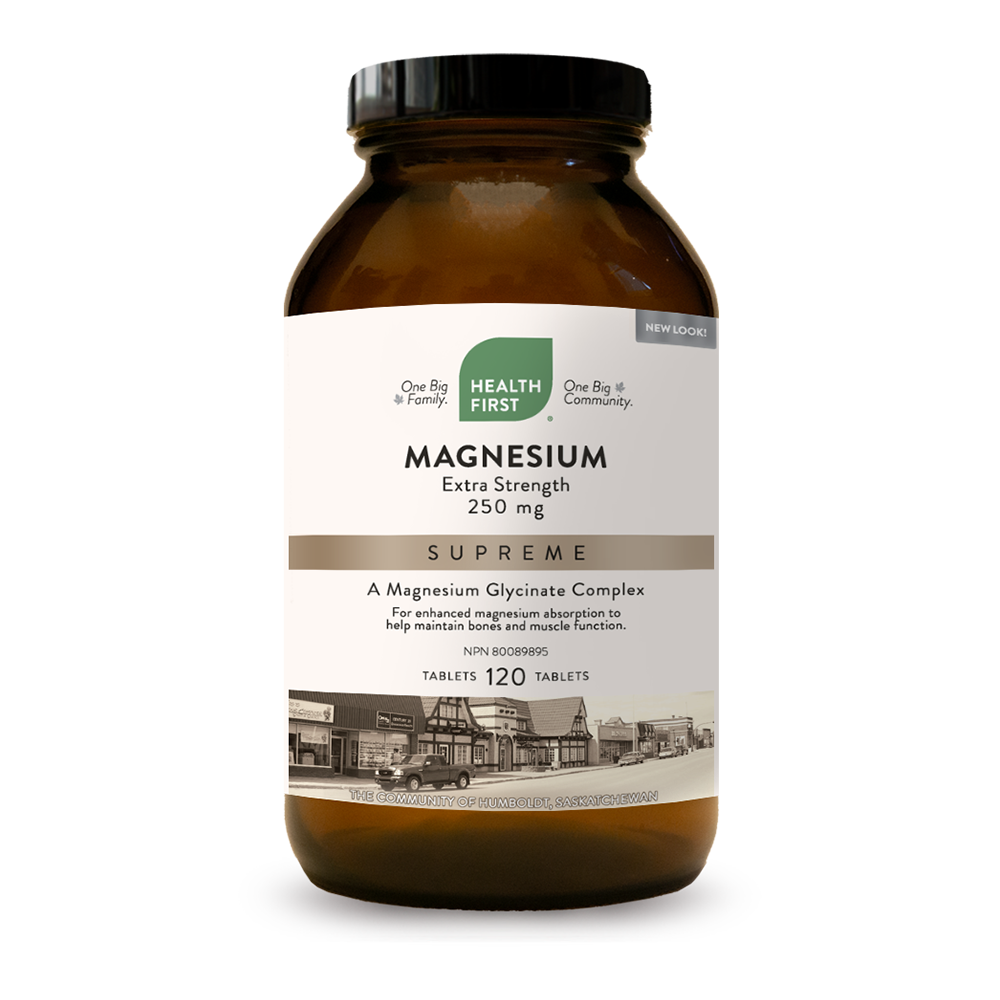 Magnesium Extra Strength Supreme 250 mg 120 tabs (Health First)