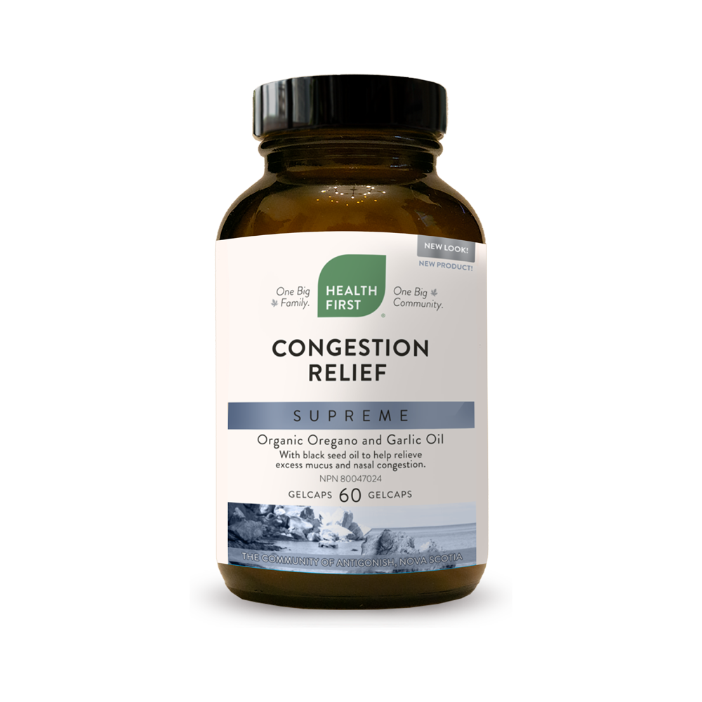 Congestion Relief Supreme 60 gelcaps (Health First)