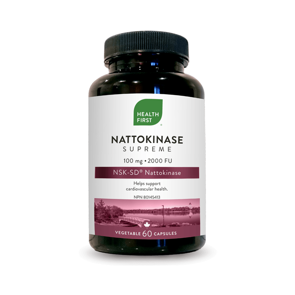 Nattokinase Supreme, 100 mg, 2000 FU, 60 vcaps  (Health First)