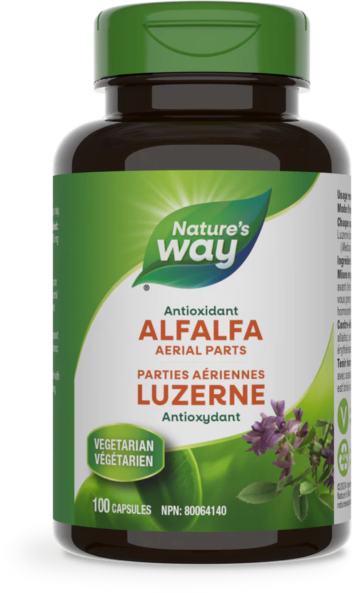 Alfalfa leaves, 100 capsules (Nature's Way)