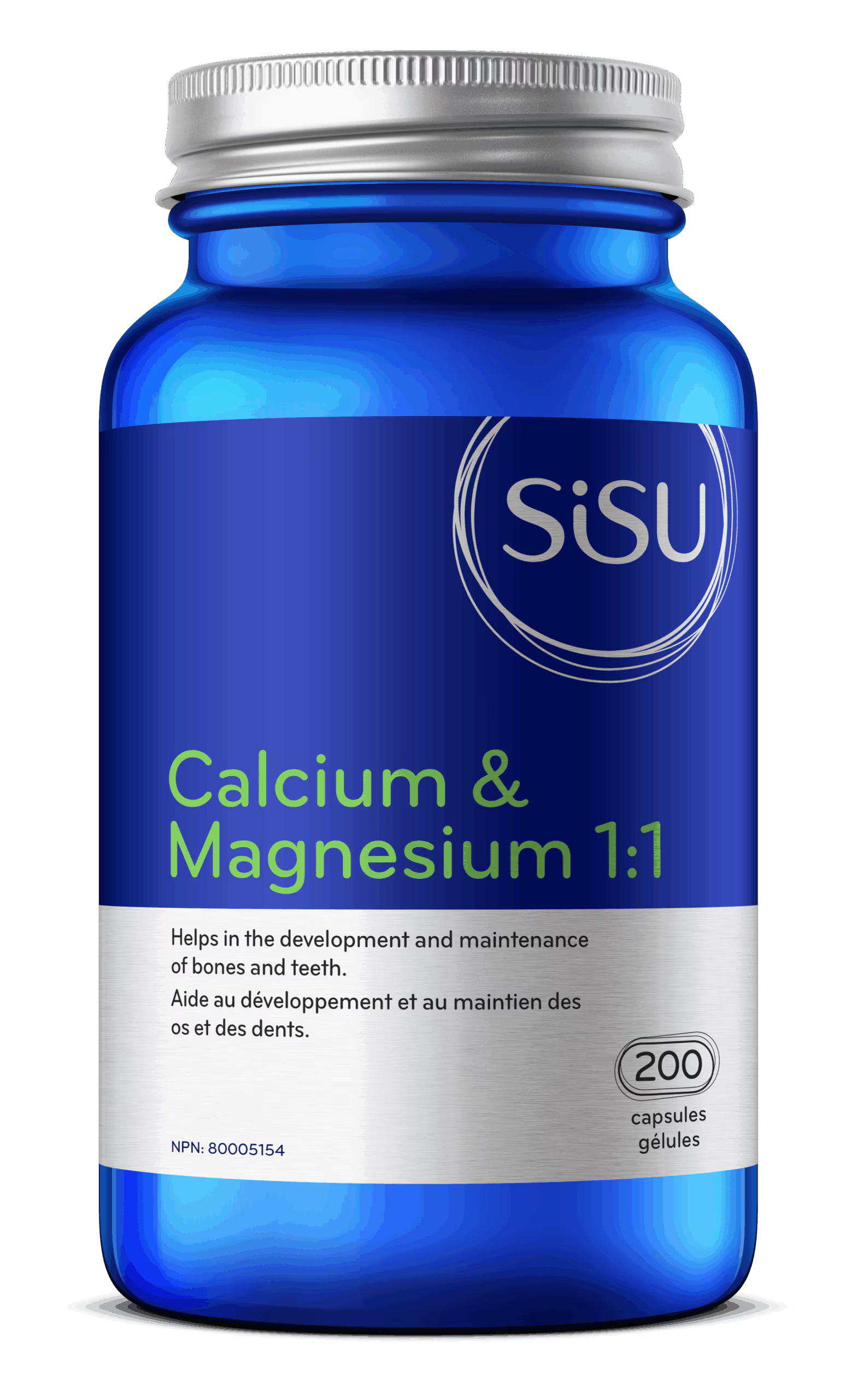 Calcium Magnesium 1-1, 300 caps (Sisu)