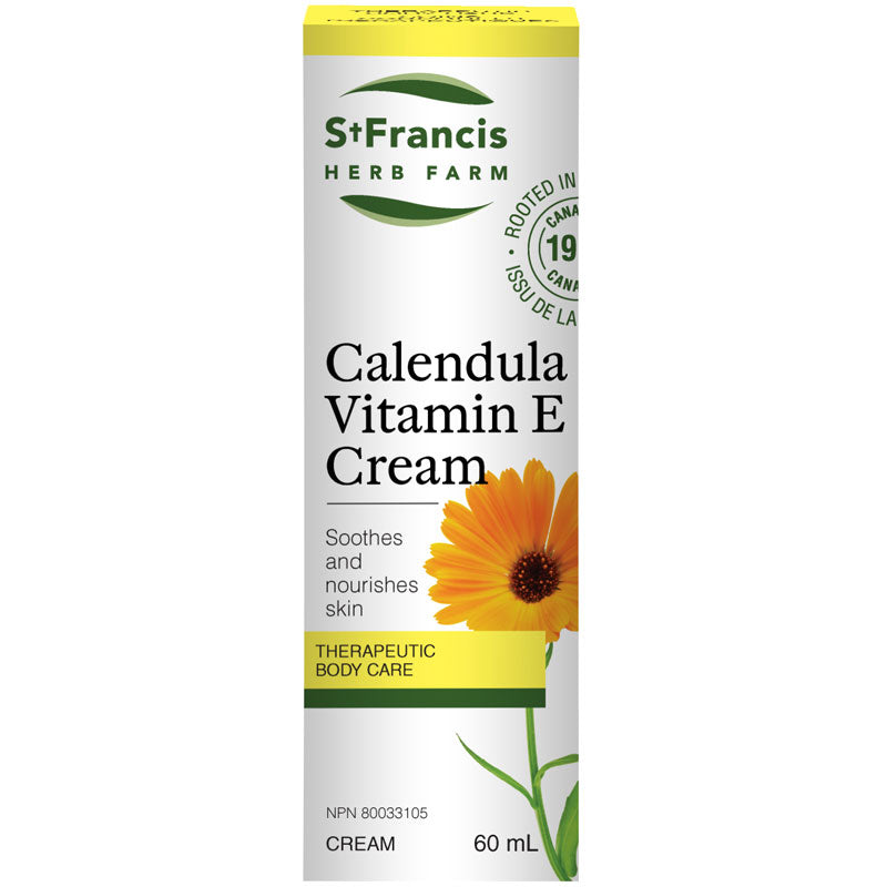 Calendula with Vitamin E Cream, 60mL (St. Francis)