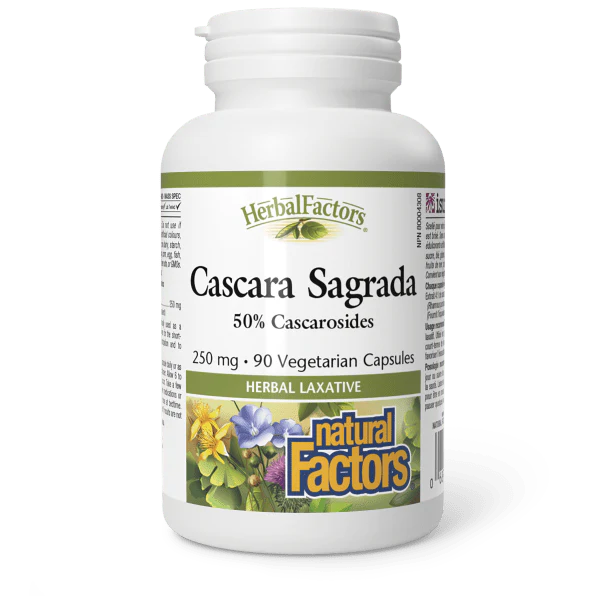 Herbal Factors cascara sagrada, 250 mg, 90 vcaps  (Natural Factors)