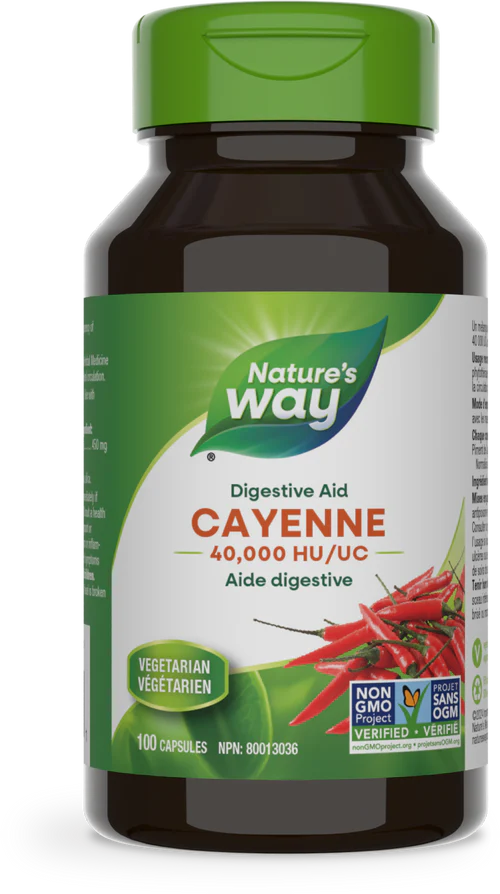Cayenne 450 mg, 100 capsules (Nature's Way)