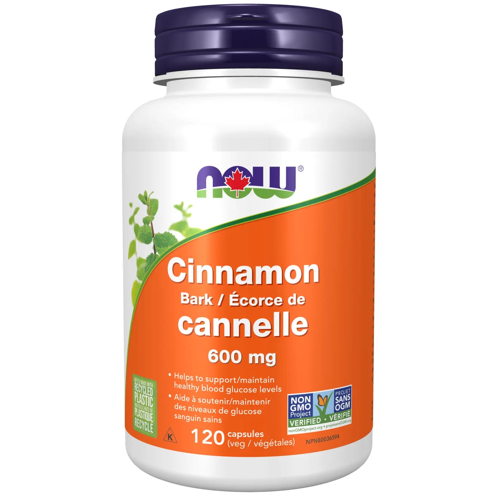 Cinnamon, 600mg, 120 (Now)