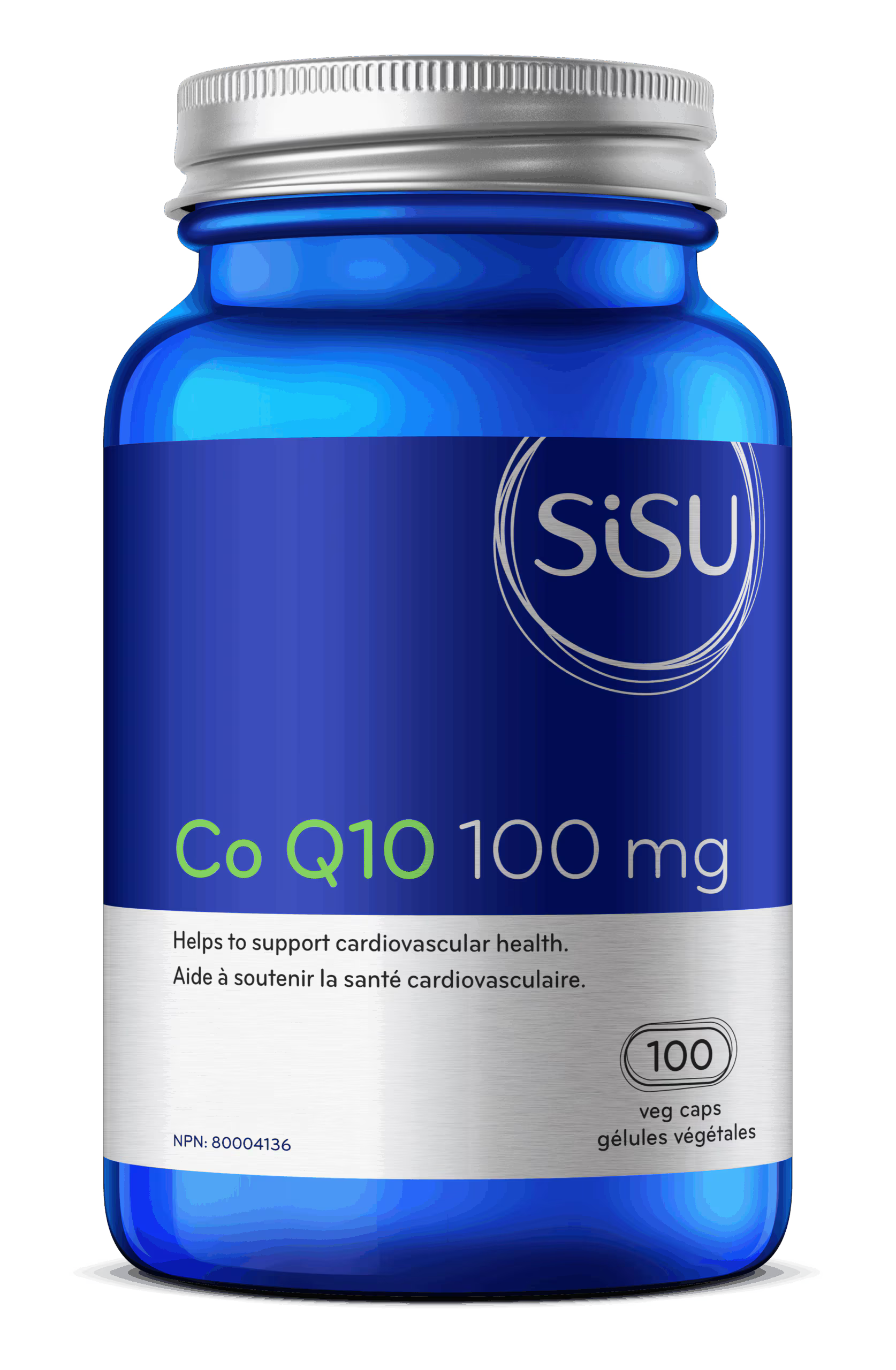 CoQ10, 100mg, 100 vcaps (Sisu)