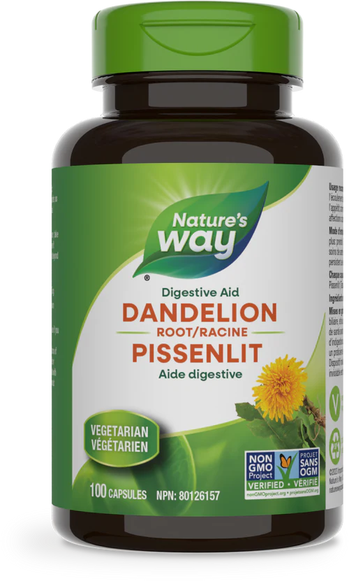 Dandelion root, 100 capsules (Nature's Way)
