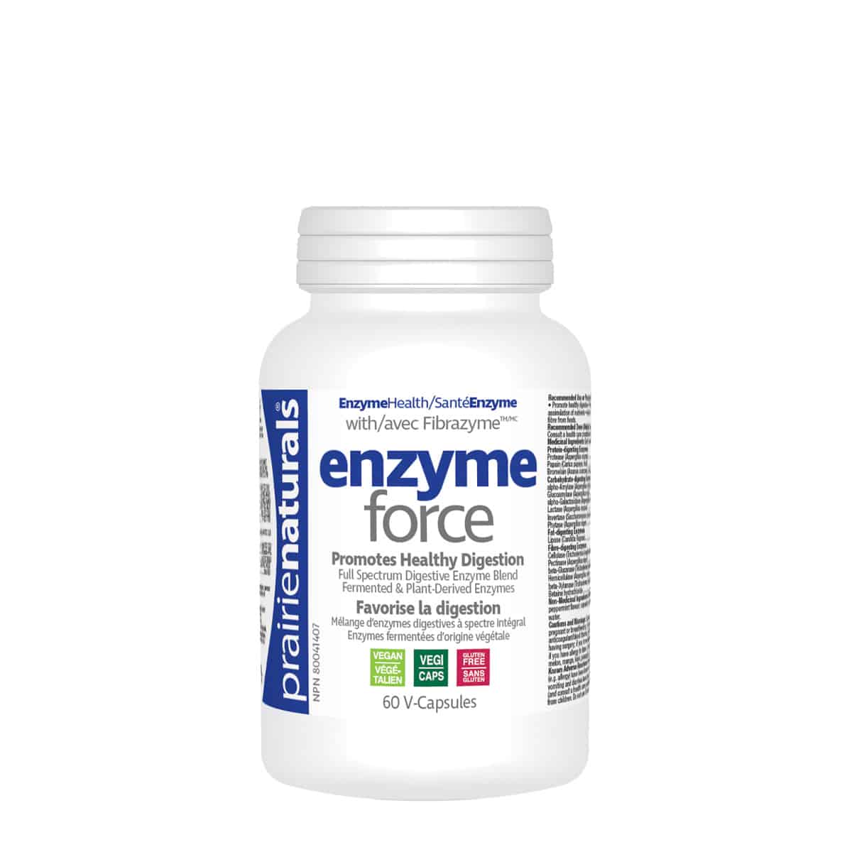 Enzyme Force, 60vegcaps (Prairie Naturals)