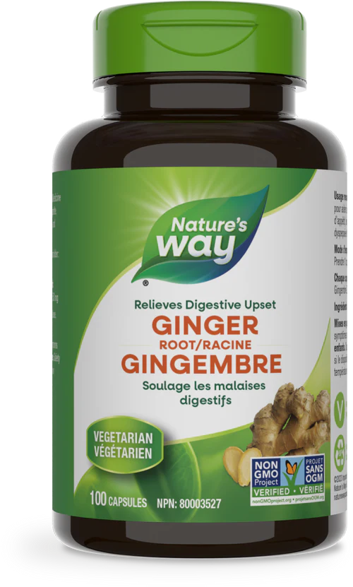 Ginger, 100 capsules (Nature's Way)