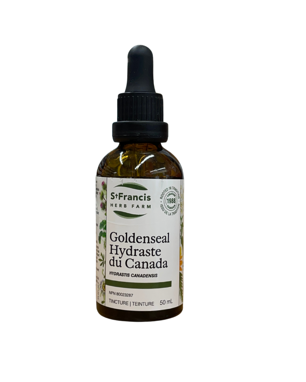 Goldenseal Tincture, 50 mL (St. Francis Herb Farm)