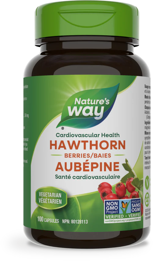 Hawthorn berries, 100 capsules (Nature's Way)