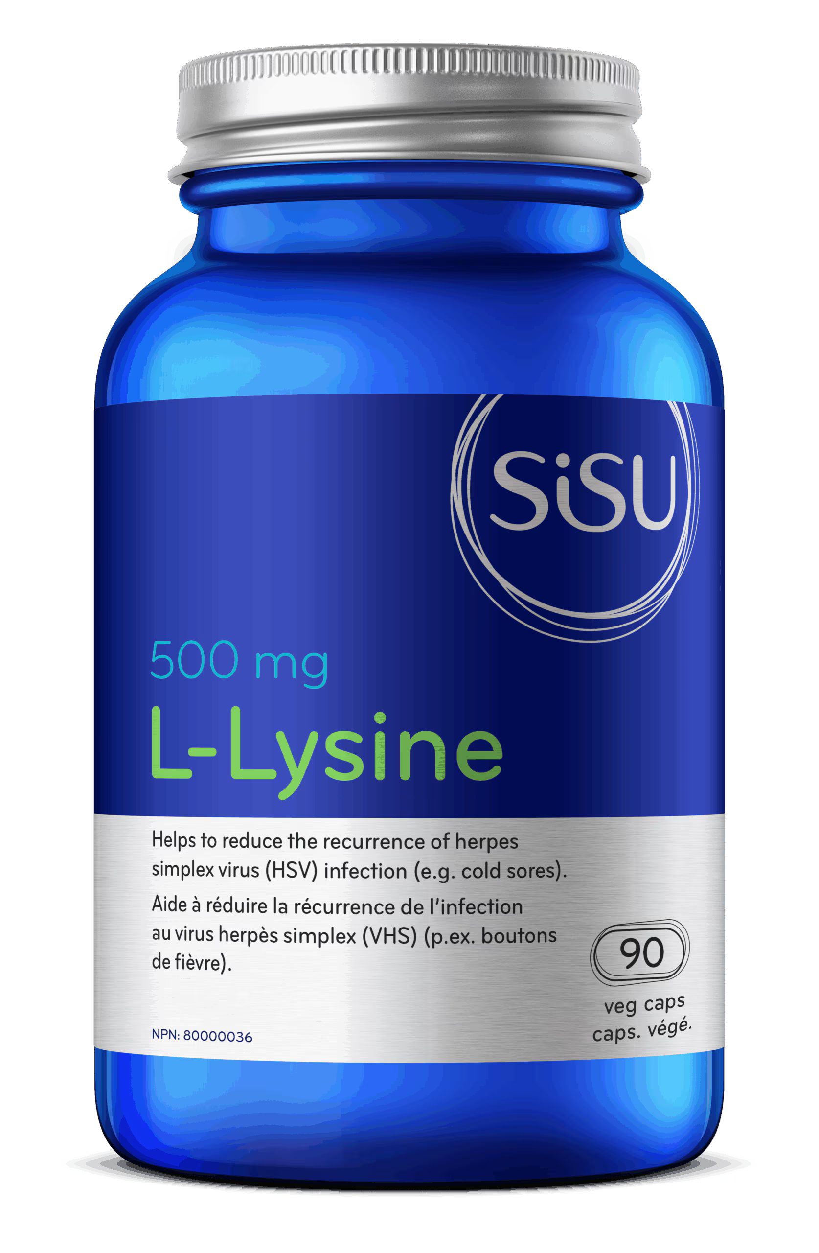 L-Lysine, 500mg, 90 vcaps (Sisu)