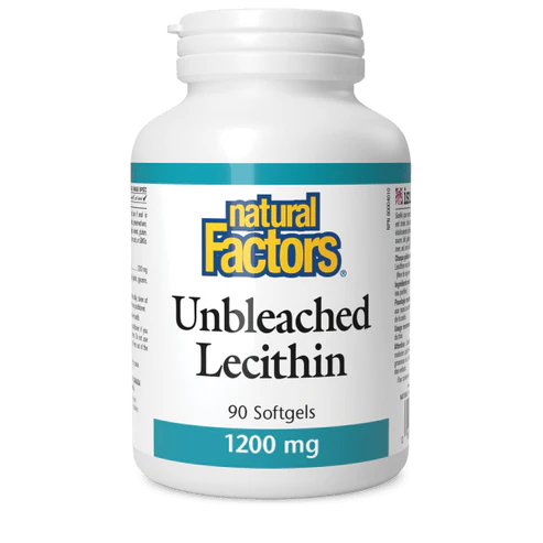 Unbleached Lecithin, 1200 mg, 90 softgels  (Natural Factors)