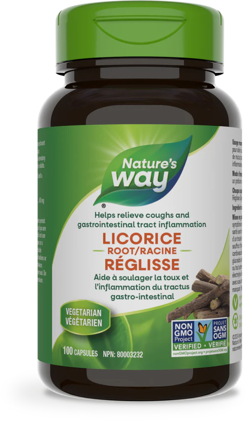 Licorice root, 100 capsules (Nature's Way)