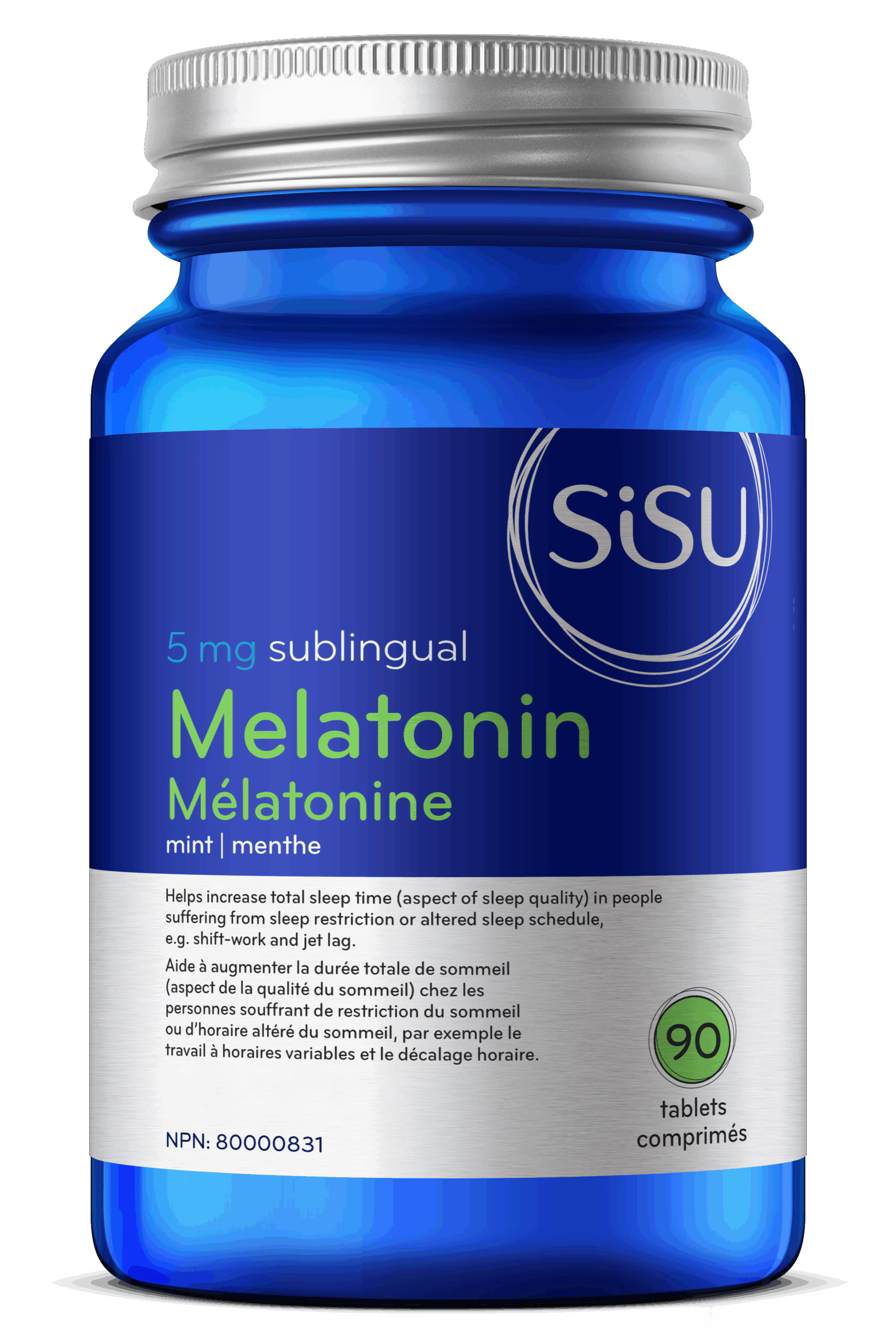Melatonin, 5mg, 90 tabs (Sisu)