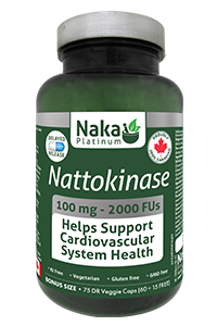 Nattokinase, 100mg, 2000FUs, 75 DR vegcaps (Naka)
