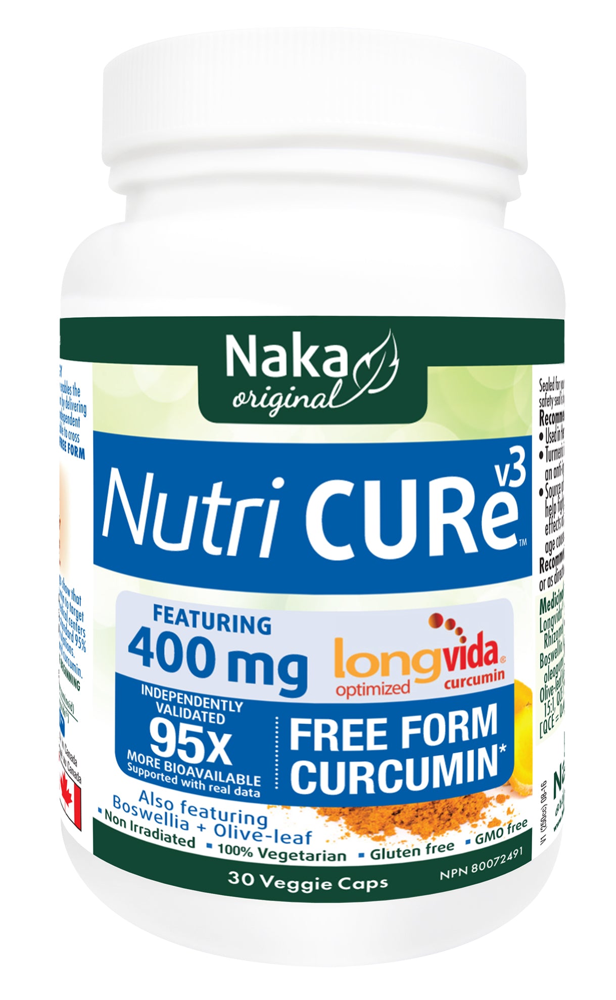 Nutri CURe v3,  (Naka Herbs) 30vcaps