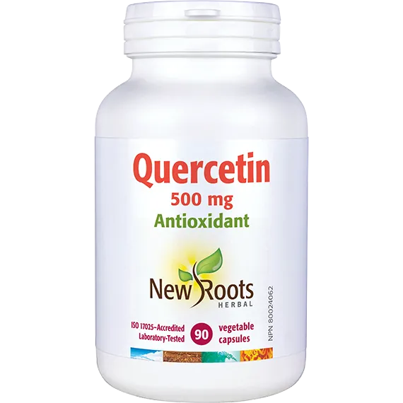 Quercetin, 500mg, 90 veg caps (New Roots)