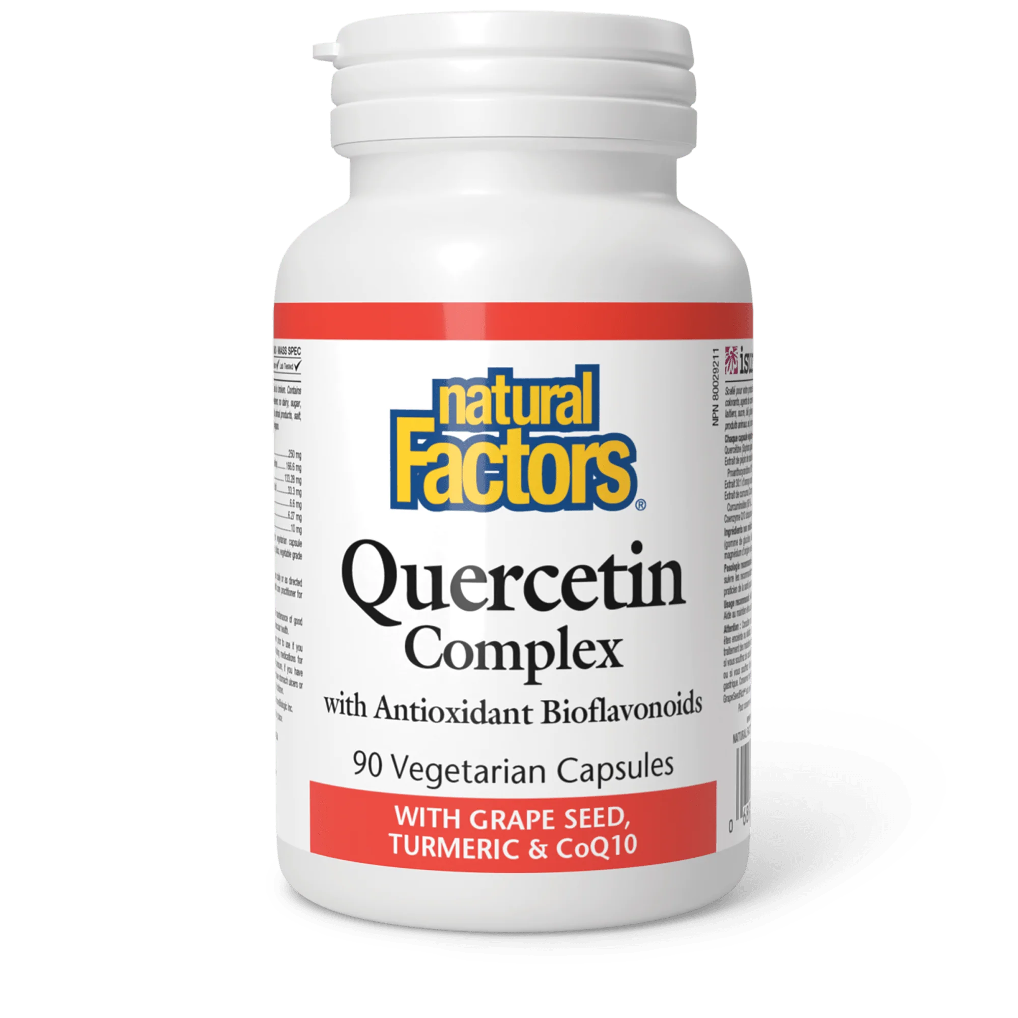 Quercetin Complex, 90 veggie capsules  (Natural Factors)