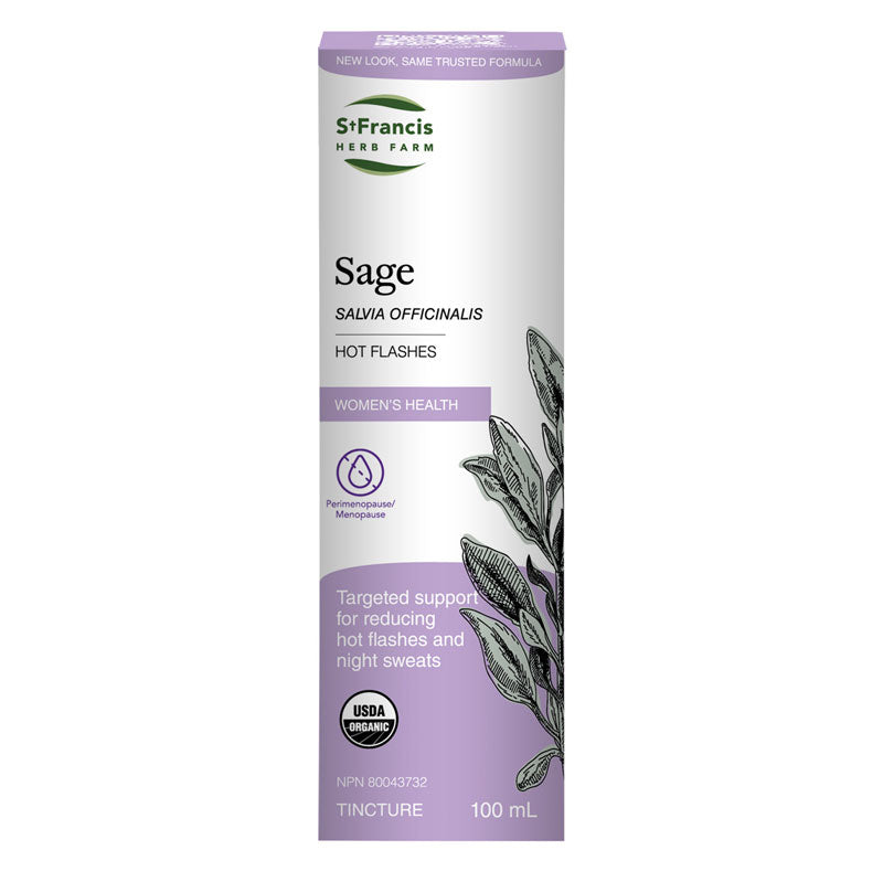 Sage Tincture, 50mL (St. Francis)