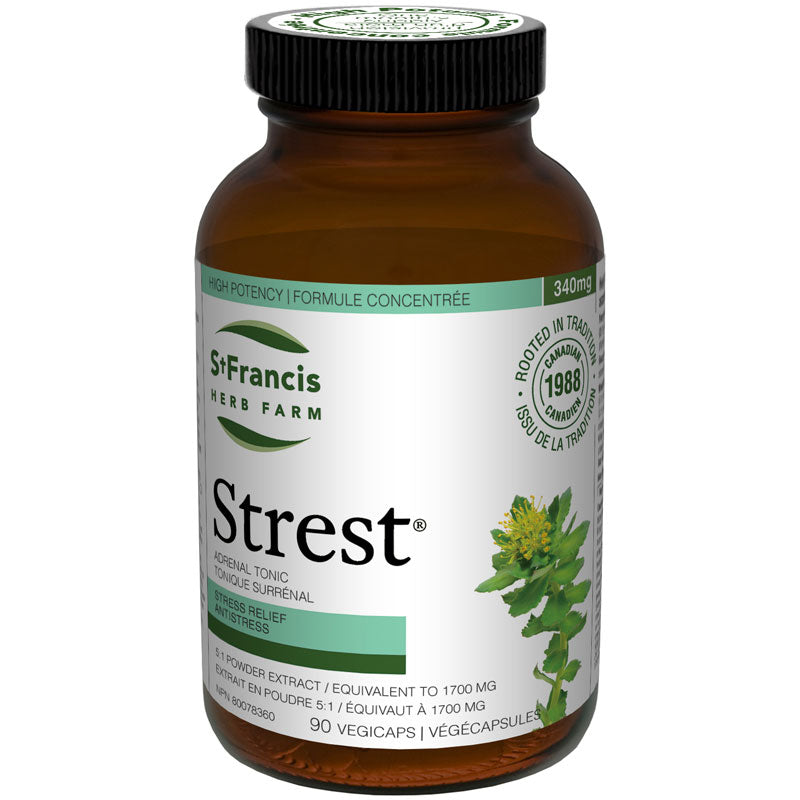 Strest, Adrenal Tonic, 90 vegicaps, (St. Francis)