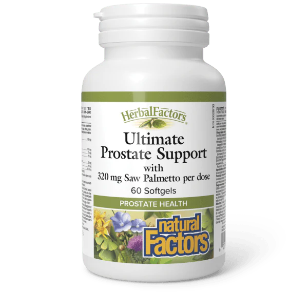 ultimate prostate support, HerbalFactors, 60 softgels