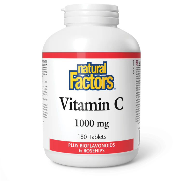 Vitamin C, 1000 mg, 180 tablets (Natural Factors)