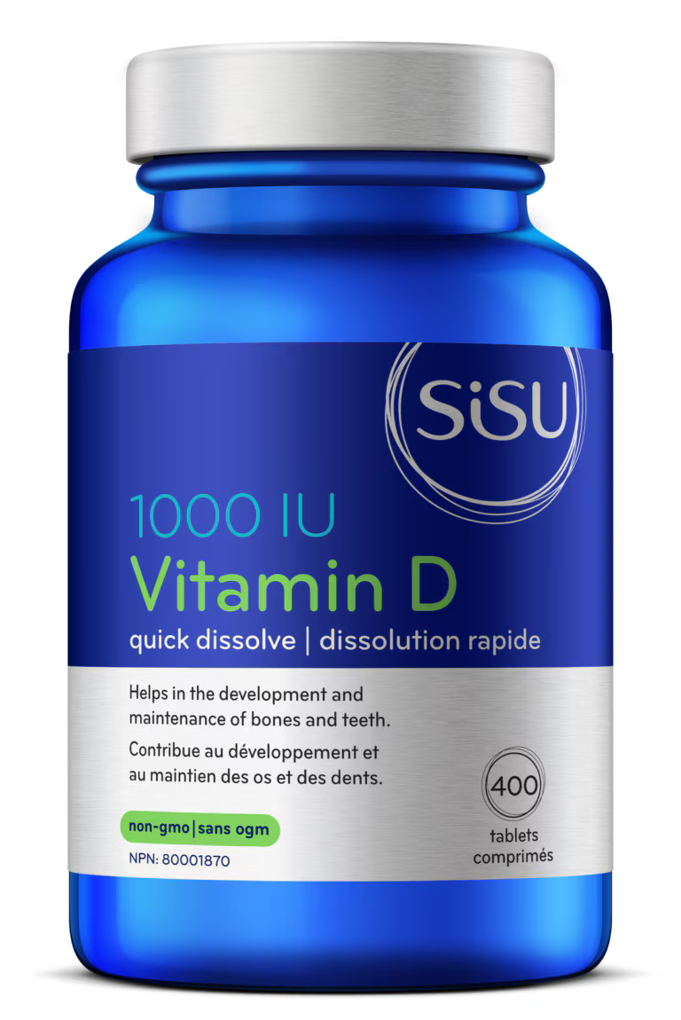 Vitamin D, 1000IU, 90 tabs (Sisu)