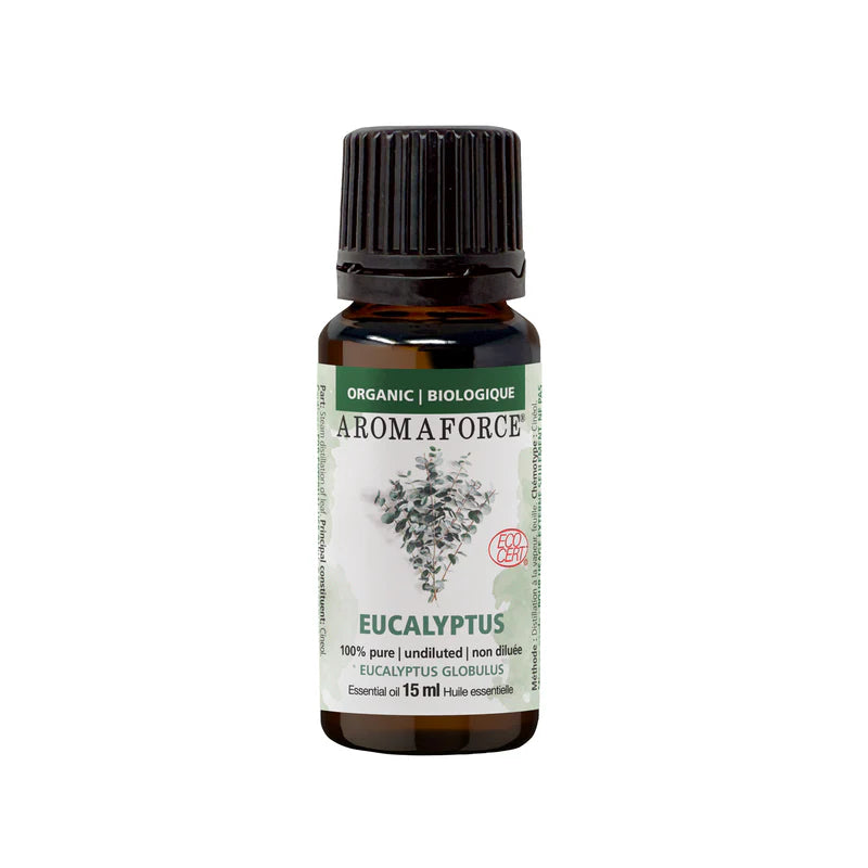 Organic Eucalyptus essential oil, 15ml (Aromaforce)