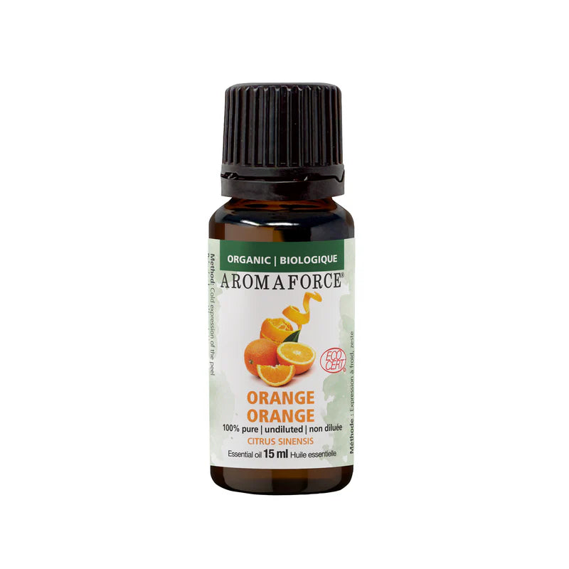 Organic Orange essential oil, 15ml (Aromaforce)